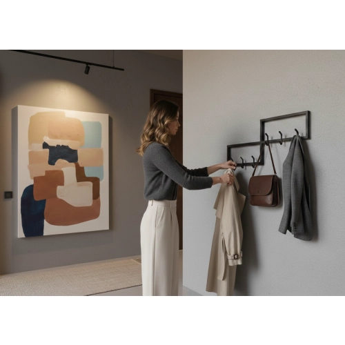 Wieszak ścienny metalowy Rozmiary Kolory WM-14